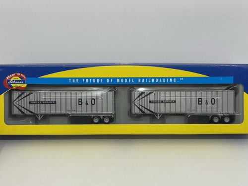 Remolques exteriores para camiones HO Athearn 70944 Baltimore y Ohio 40’ (paquete de 2) B&O | Zustand: Used