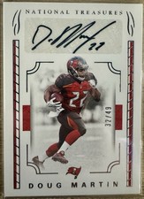 Doug Martin 2016 National Treasures Signatures Auto /49 Buccaneers #90 Autograph