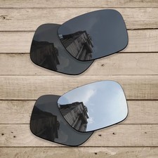 hdhut POLARIZED Replacement Lenses for-Oakley Fuel Cell Black / Silver Titanium
