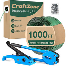 Banding Strapping Kit Pallet Strapping Kit with Tensioner Tool Heavy Duty Ba