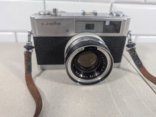 MINOLTA Hi-Matic 7s Rangefinder 45mm f/1.8 Camera JAPAN - Cycles NOT Film Tested