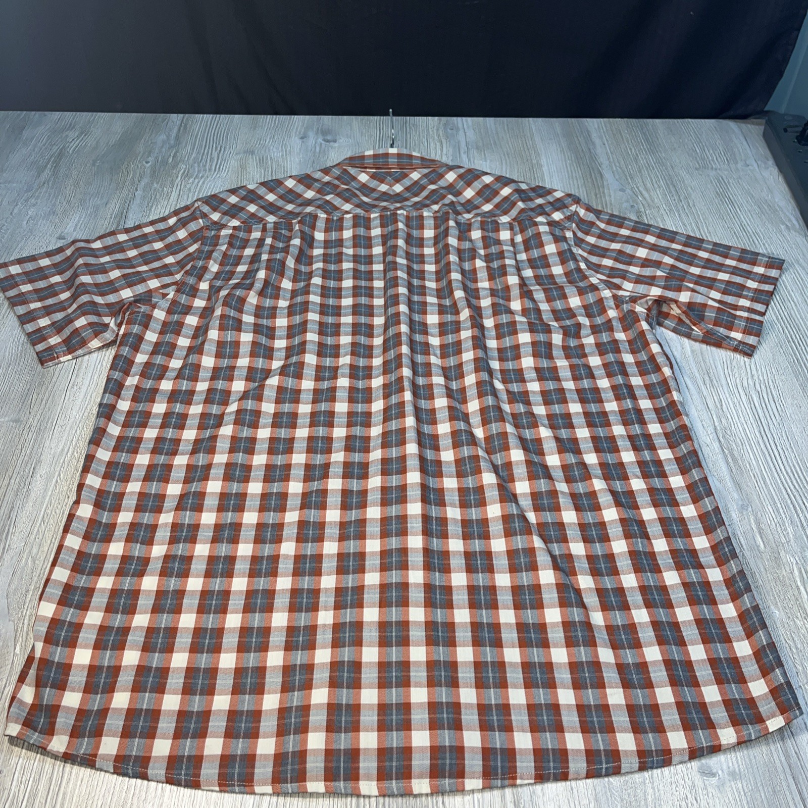 Pendleton Size Large Plaid Button Down Pocket Sho… - image 9