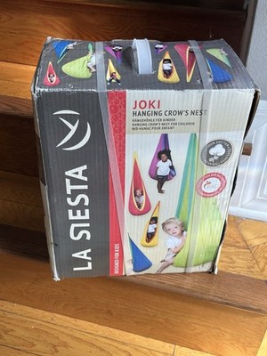 La Siesta Joki Hanging Crow Nest Swing Pod Chair Kids Hammock New Sealed