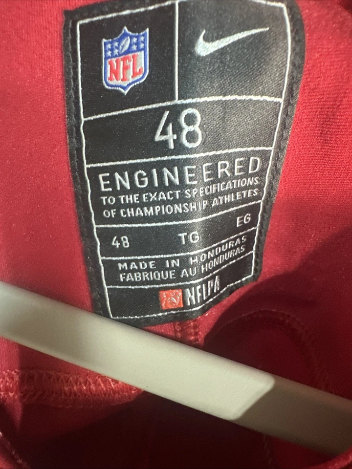 Camiseta para hombre Nike Trey McBride #85 Vapor Elite roja Arizona Cardinals talla 48 Foto 3 de 4