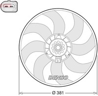 Denso LüFter MotorküHlung MotorlüFter KüHlerlüFter DER02006