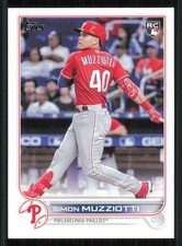 2022 Topps Update #US19 Simon Muzziotti RC