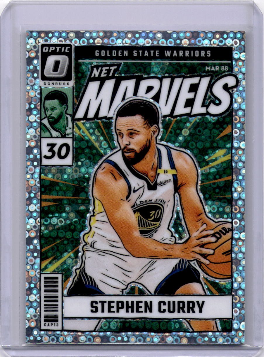 2024-25 Donruss Optic #15 Stephen Curry Net Marvels Fast Break Holo