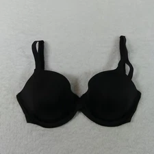 Maidenform Bra Womens 32DD Black Underwired Demi One Fab Fit DM7543