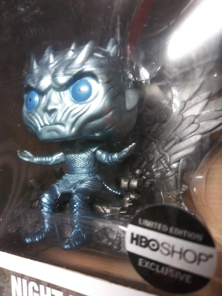 Funko Pop Metallic Night King On Throne HBO Shop Exclusive MINT