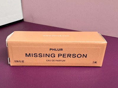 Phlur Missing Person Eau De Parfum  0.06 fl oz/2mL NIB