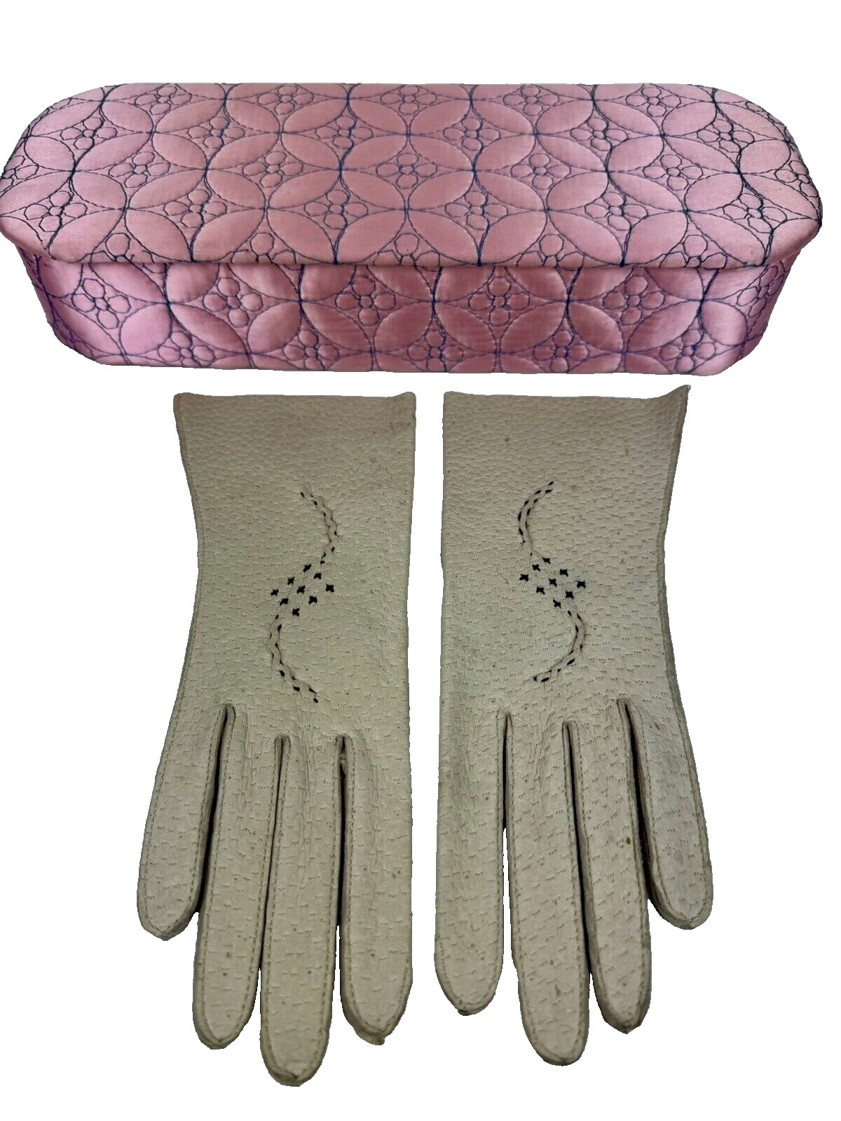 Guantes de Satén para Mujer Vintage