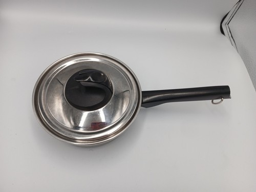 Vintage INKOR 3-Ply 18-8 Stainless Steel 1 Quart 6.5” Saucepan w/Lid Cookware - Picture 2 of 5