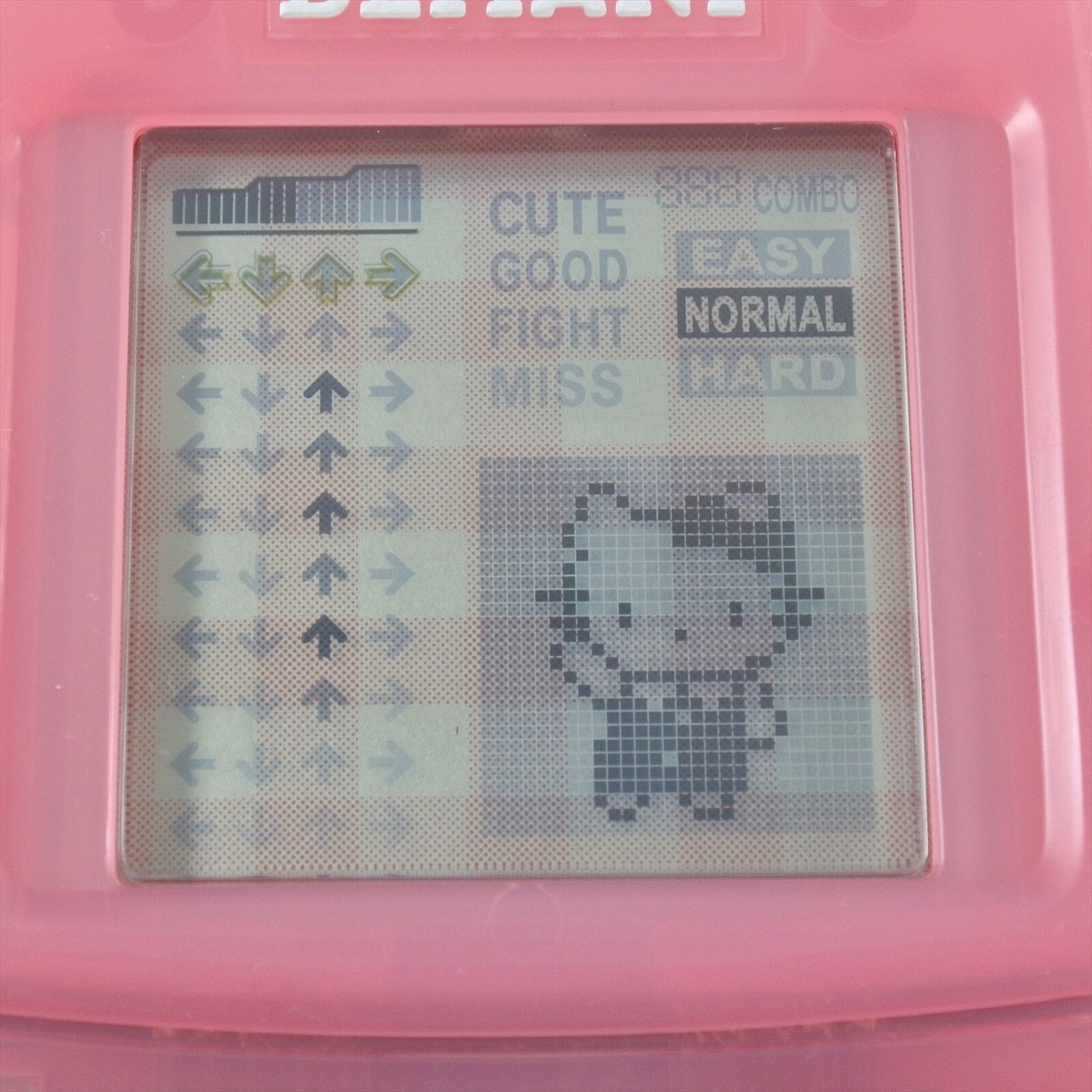 LCD Bemani Pocket HELLO KITTY DDR Handheld Console Boxed -Earphone