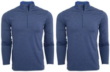 TWO! 2 NWT Men Greyson Guide Sport Quarter Zip -BRAND NEW WITH TAGS! Blue