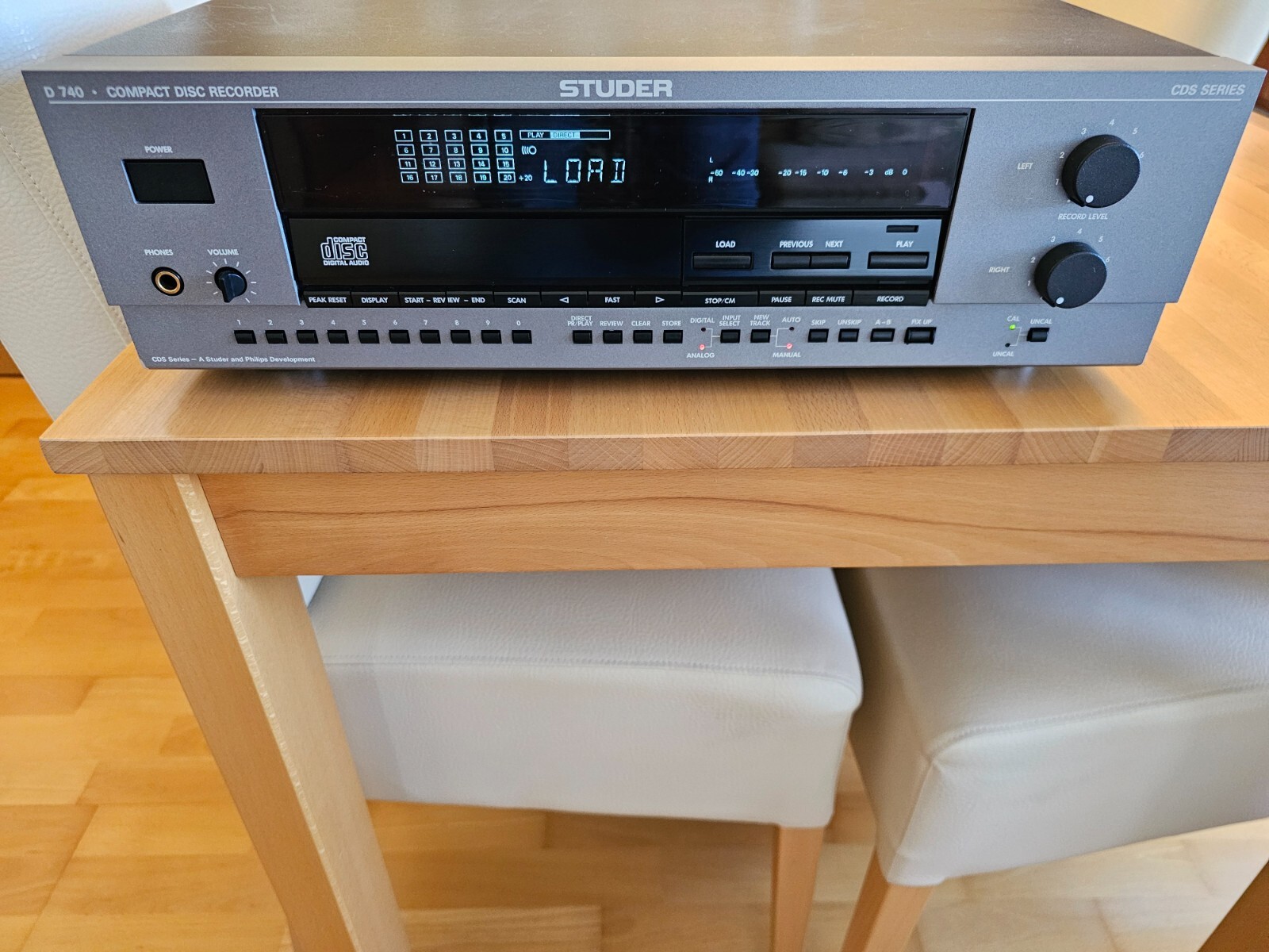 Studer Revox CD-Recorder D 740, gebraucht, ohne FB, ohne BDA, ohne OVP 