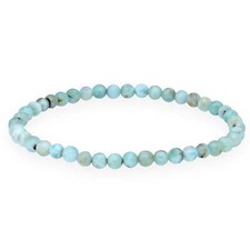Larimar Mini-Kugelarmband 4mm | Edelsteinschmuck | Lebensquelle Plus