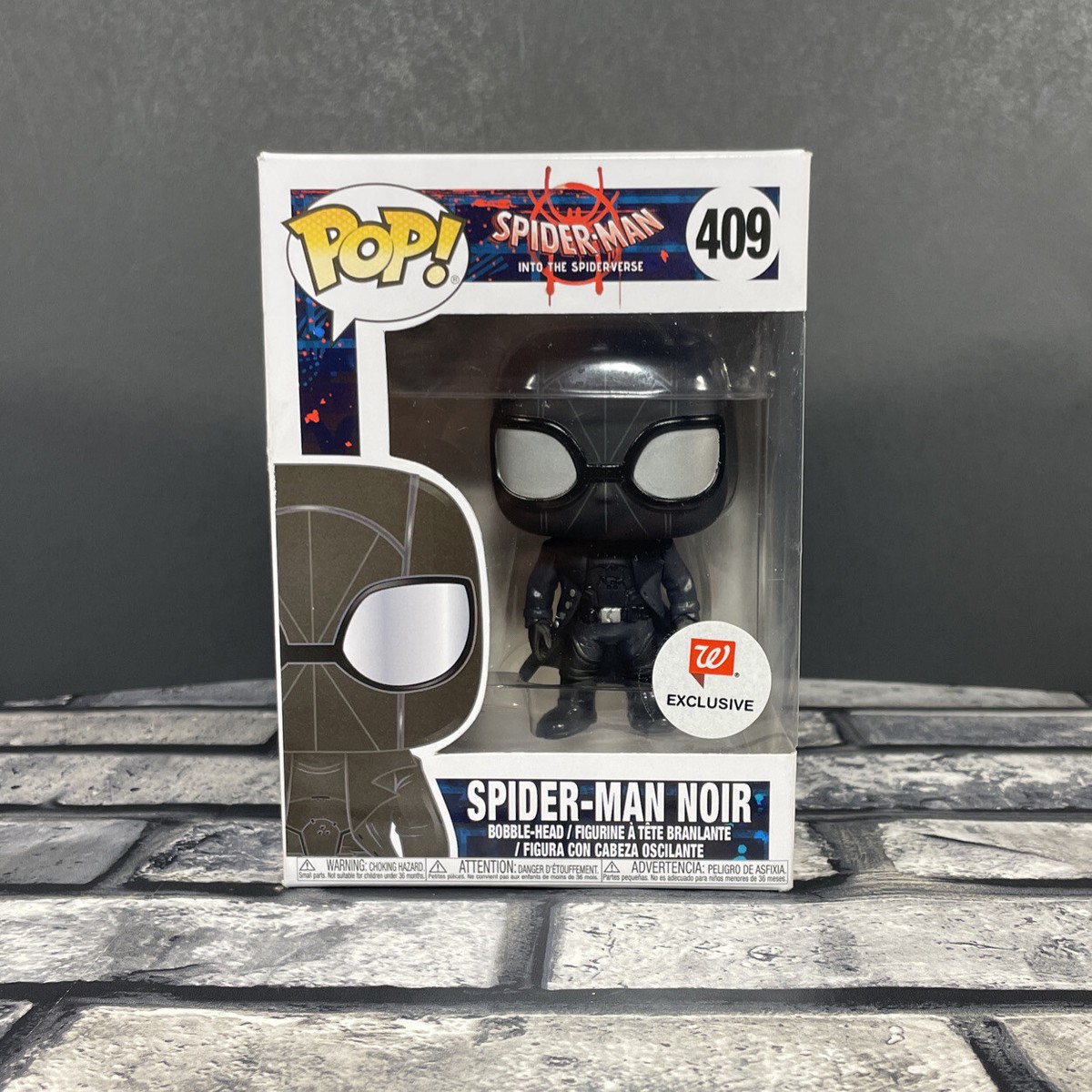Funko Pop Spider-Man Noir #409 Spiderman Into Spider-Verse