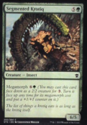 Segmented Krotiq - Dragons of Tarkir: #202, Magic: The Gathering