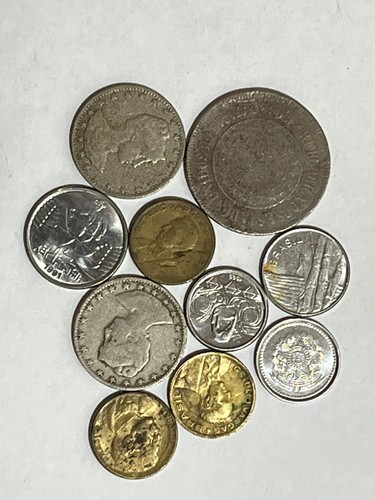 Lotto 10 monete antiche Brasile - LEB117 - Foto 2 di 2