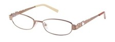 Hello Kitty HK220-1 Brown Oval Style Metal Optical Kid Frame 50-16-130 SD