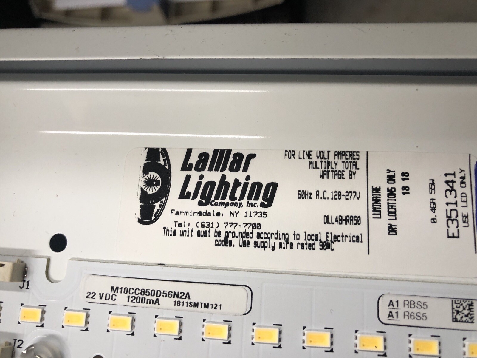 Lamar Lighting DLL Series LED Light 4 foot DLL48HRA50 Brand New