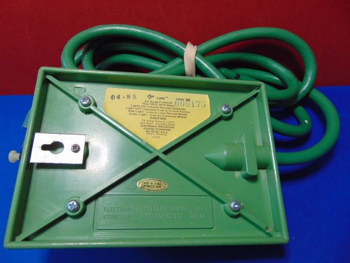 Vintage The Lime EPD AC Surge Protector Army Green Made in USA Tested - Picture 4 of 7