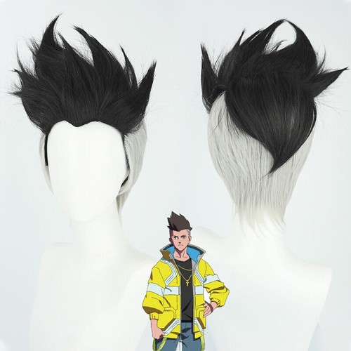 NEW Anime Cyberpunk Edgerunners Martinez David Cosplay Costume Wig Yellow Jacket - Picture 9 of 13