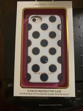 Dabney Lee 2 Piece Protective Case Compatible Iphone 8, 7, 6s, 6 Case Polk A Dot