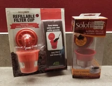 NEW - SOLOFILL K Cup Refillable Coffee Filter For Keurig & Mochamate Refillable