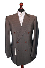 Sartoria Saint Andrews Mohair Schurwolle Anzug Gr. 50 Sant'Andrea (Brioni Stil)
