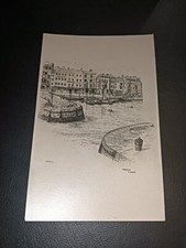 Artist Drawn / Pen & Ink Drawing, The Barbican, PLYMOUTH, Devon - A. Burbery RP