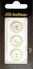 Dill Buttons ~ (0148) - 5/8" - 3 ct