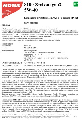 Motul OLIO 8100 X-CLEAN GEN2 5W40 A € 10,01 (oggi) | Migliori Prezzi E - Foto 9