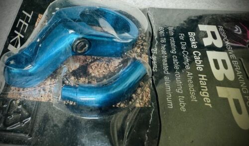 Colgador de cable frontal Tektro Vintage 93 para canti y auriculares con codo de fideos nuevo en paquete - Imagen 3 de 7