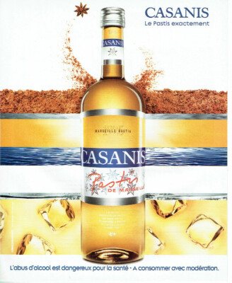 Advertising 1120 2004 pastis Casanis Marseille Bastia