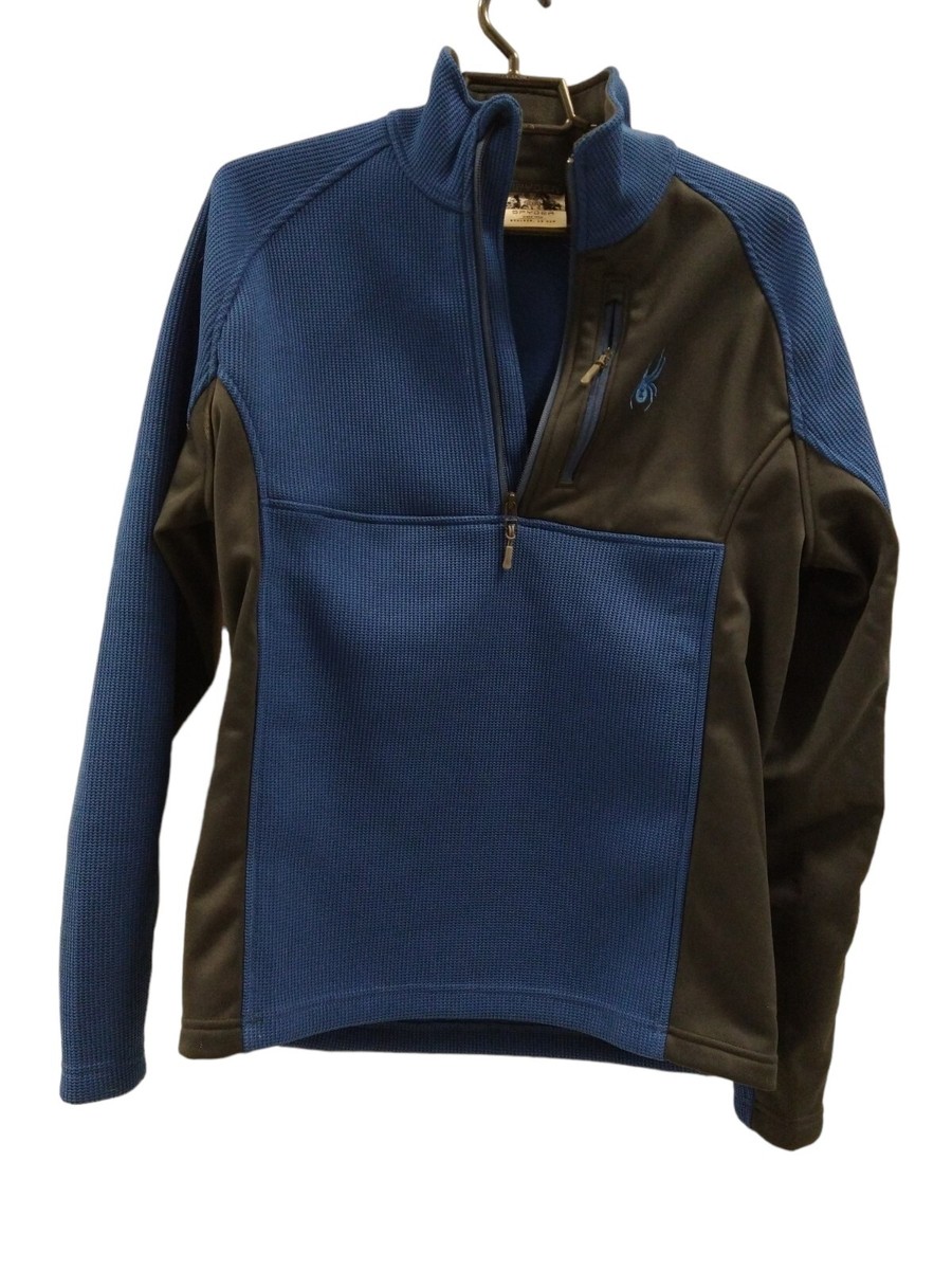 SPYDER Men's Size M Med 1/2 Zip Sweater Jacket Gait Knit