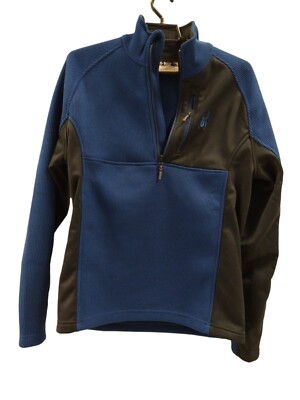 スキー Spyder Knit Panel Half Zip Pullover Spyder Men's Half Zip Core Sweater - Black: Neptune Diving & Ski