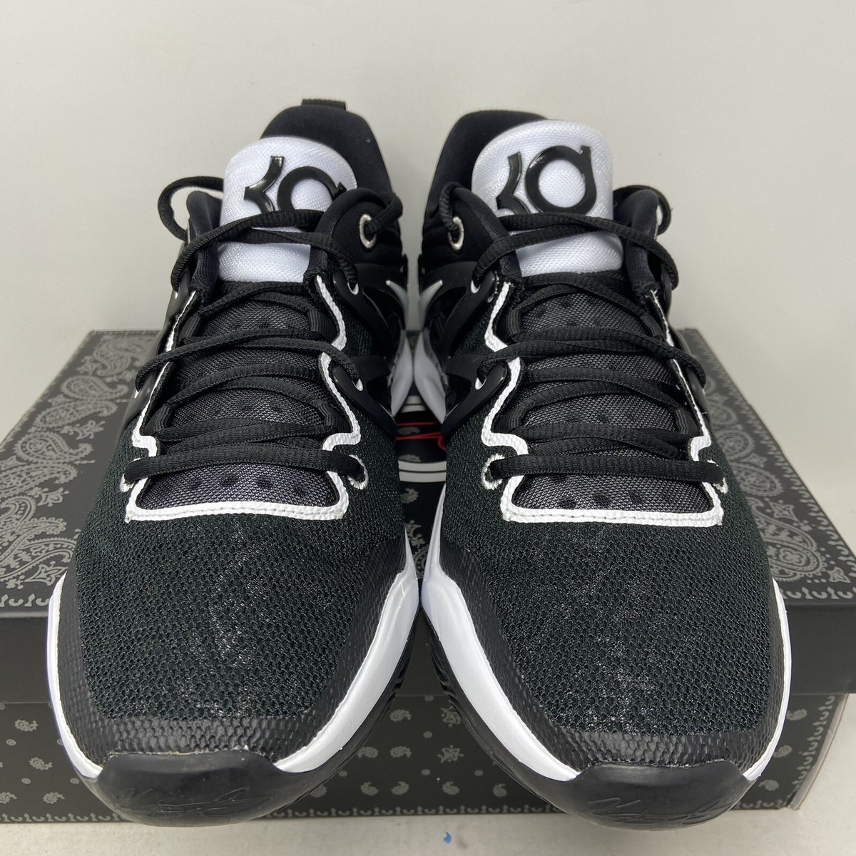 Nike KD 15 TB Promo Black White Men's Basketball Shoes Nike KD 15 TB Promo Black White Men's Basketball Shoes