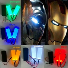 DIY LED Light Eyes Kits For Iron Man Helmet Colorful Eye Light Mask Cosplay Prop