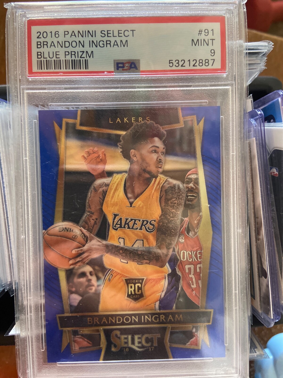 2016-17 Panini Select - Concourse Brandon Ingram #91 Blue Prizm /299 (RC)