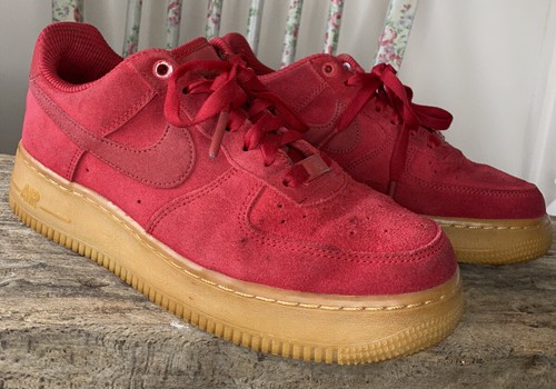 nike air force suede trainers