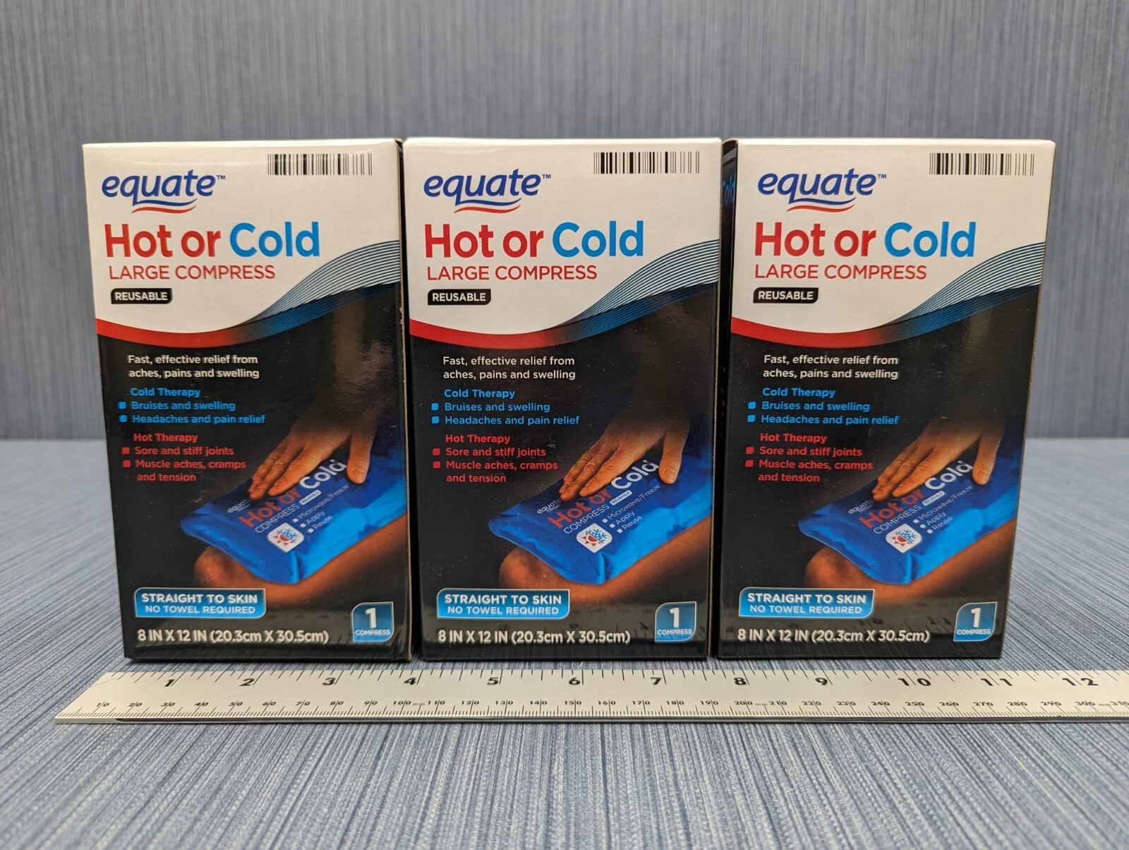 Lot of 3 x Hot or Cold Large Reusable Compress Hot or Cold Therapy | eBay