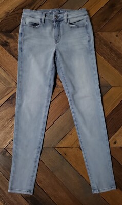 AEO Jeans Girls 4 W28 L28 10''rise American Eagle Artist Jegging Super Stretch 