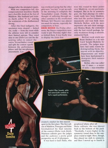 Flex Magazine 01/1997 Rita Dytuco Suzan Kaminga Saryn Muldrow Kim Chizevsky - Picture 9 of 14
