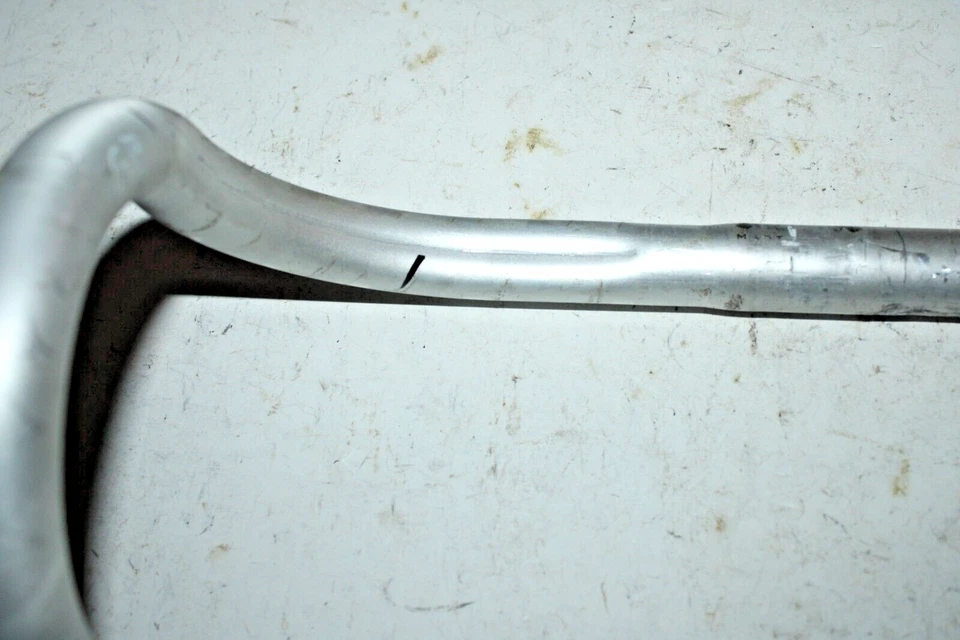 Manillar Coda Dropbar 25,4 mm 40 cm plateado carreras turismo carretera grava remitente EE. UU. Foto 4 de 4