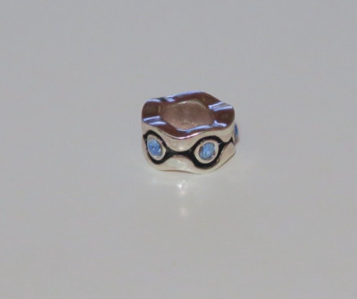 NEW DaVinci Beads & Charms Interchangeable Jewelry - Large Blue CZ Wheel DB54-3