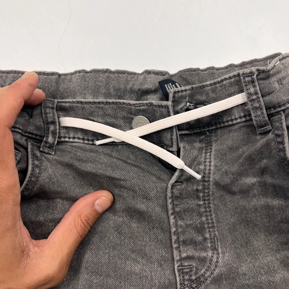 Jeans Denim & Co H&M Jóvenes Niños Talla 16 Gris Denim Algodón Elástico Joggers Tanga Foto 3 de 4