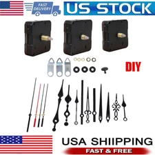 DIY Wall Quartz Clock Mechanism Replacement Repair Kit Tool Parts Hand