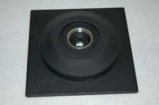 Placa de objetivo Sinar 14x14cm con mecanismo de apertura