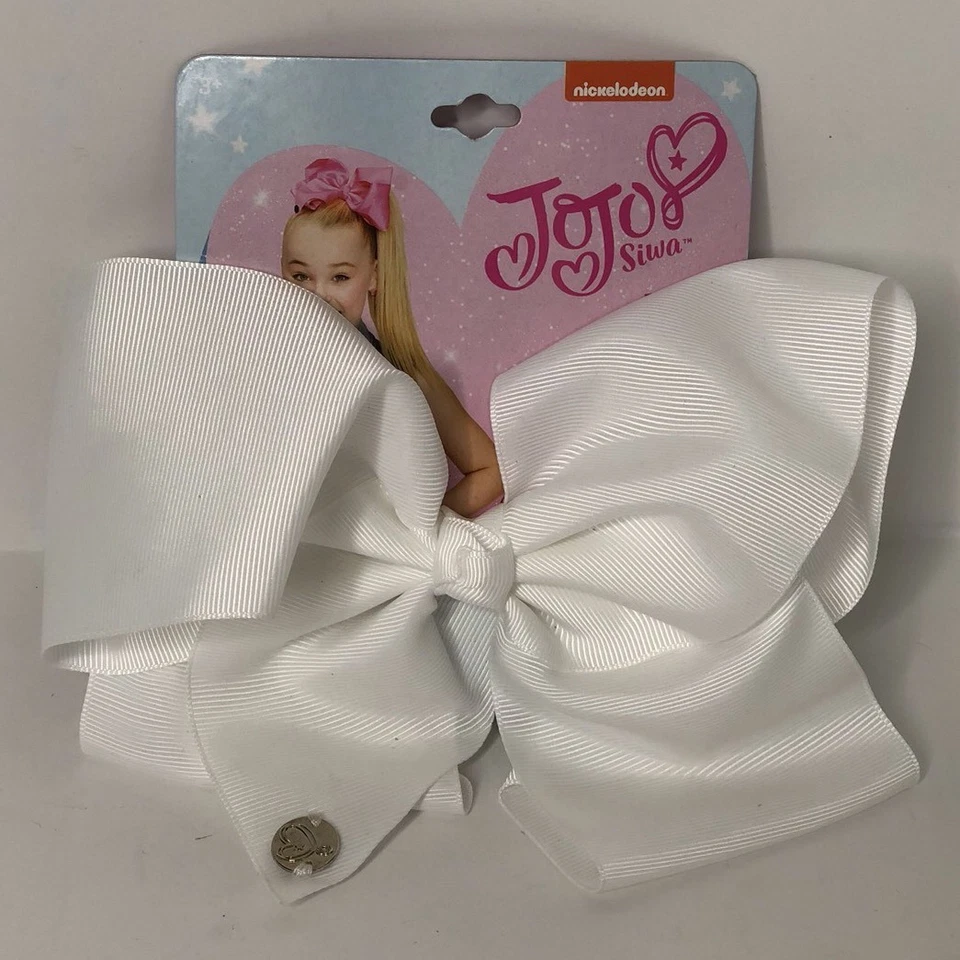 NOVO clipe de laço de cabelo Nickelodeon Jo Jo Siwa grande assinatura dança alegria 7-8" - Imagem 2 de 4